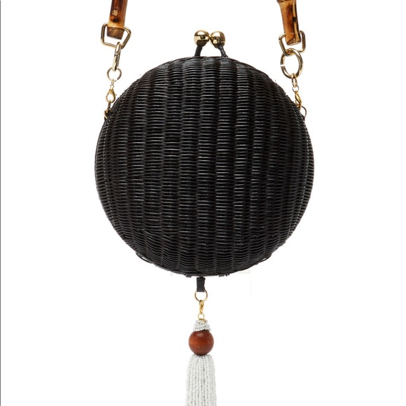 ⭐️ SOLD ⭐️ Anthropologie wicker crossbody bag - Picture 3 of 7